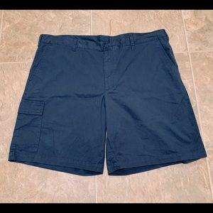 Mens Columbia Cargo Shorts Size 44 Blue Cotton Dress/Casual Summer